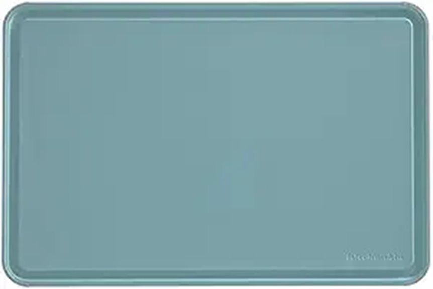 KitchenAid Plastic Cutting Board with Trench and Non-Slip Edges