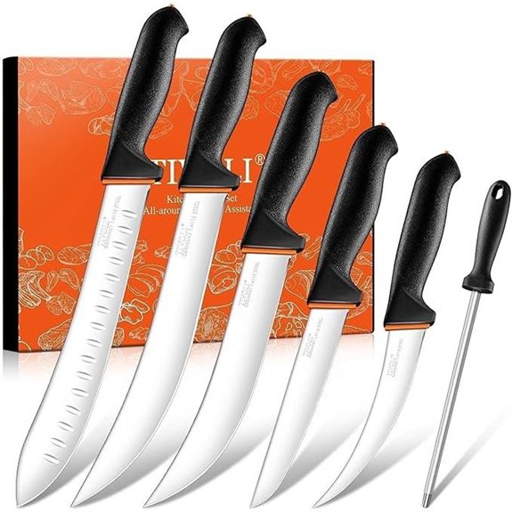 TIVOLI 6-Piece Professional Meat Knife Set