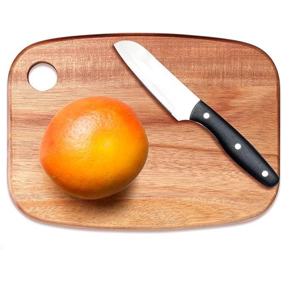 Small Acacia Wood Cutting Board with Hang Hole