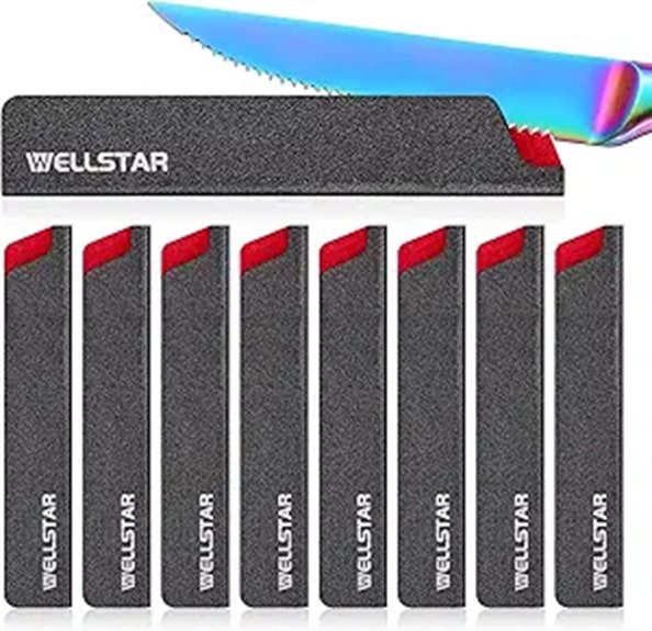 WELLSTAR Steak Knife Edge Guards 8 Pack