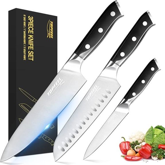 Professional Chef Knife Set - 3 Pieces