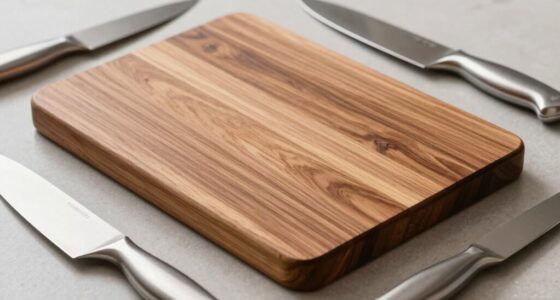 top wooden knife boards