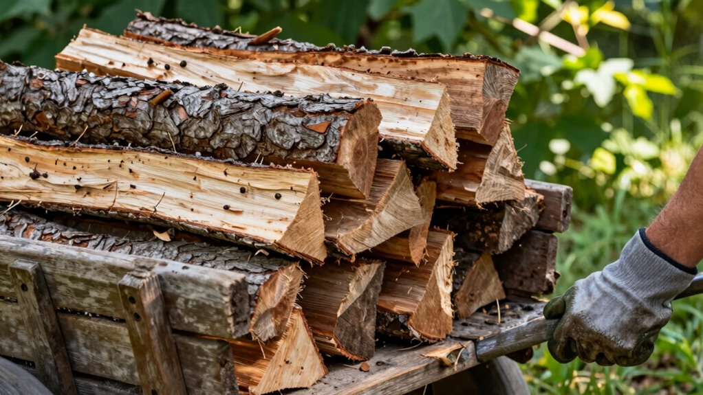 avoid moving firewood between areas