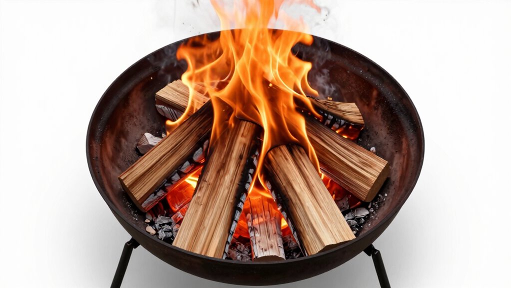 clean burning fire method