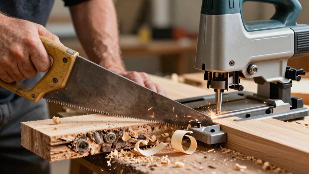 different techniques same wood