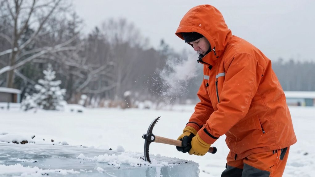 dress warmly and stay alert