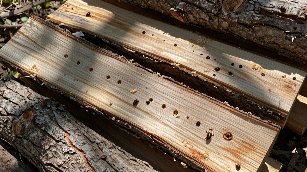 identifying firewood pest issues