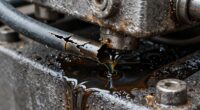 locate hydraulic oil leak