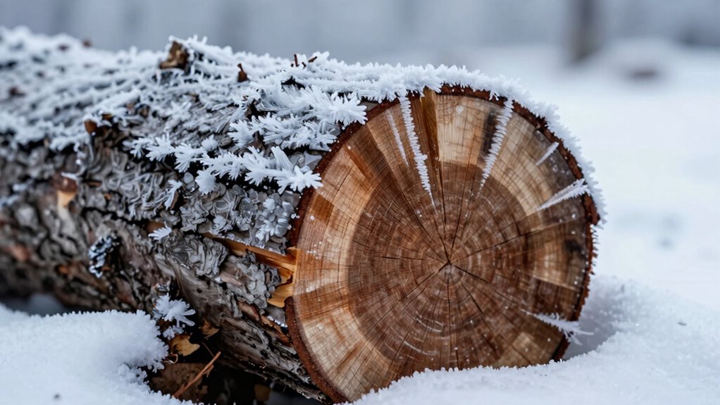 material cracking due to freeze