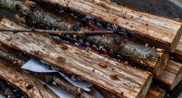 poor quality or damp wood