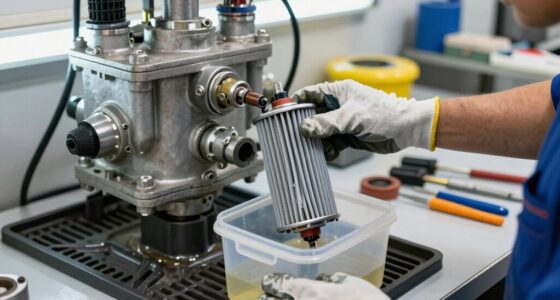 prevent hydraulic fluid spills