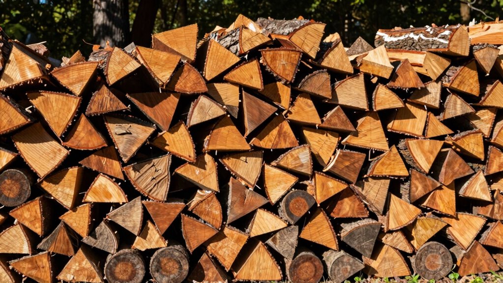 proper firewood stacking technique