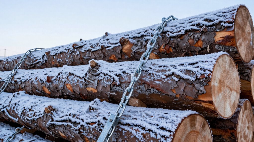proper frozen log handling