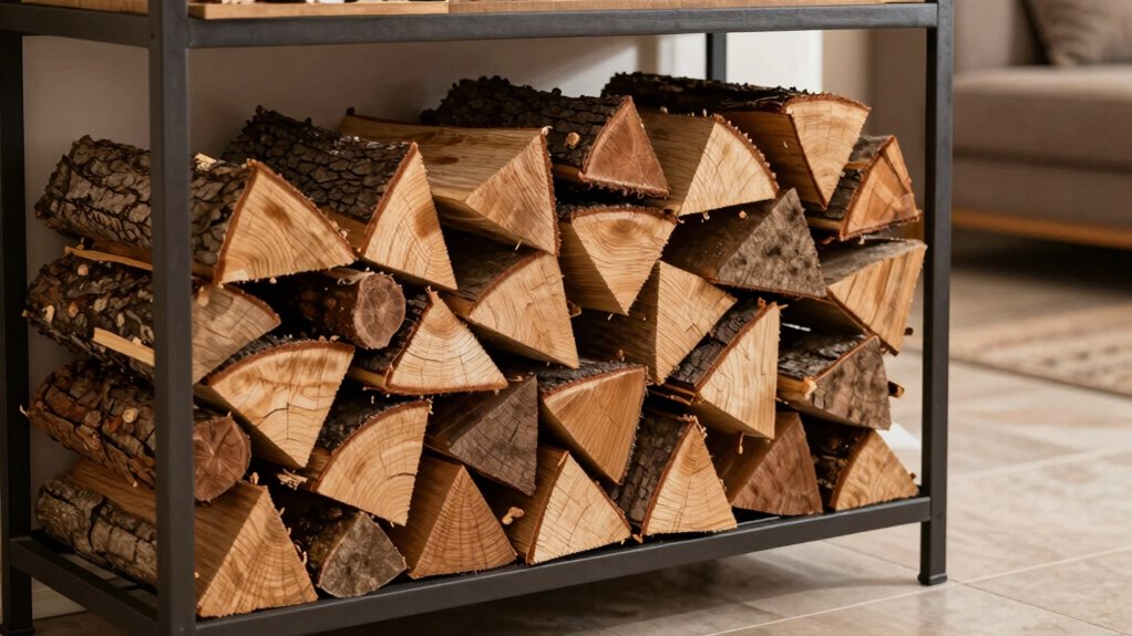 proper indoor firewood storage