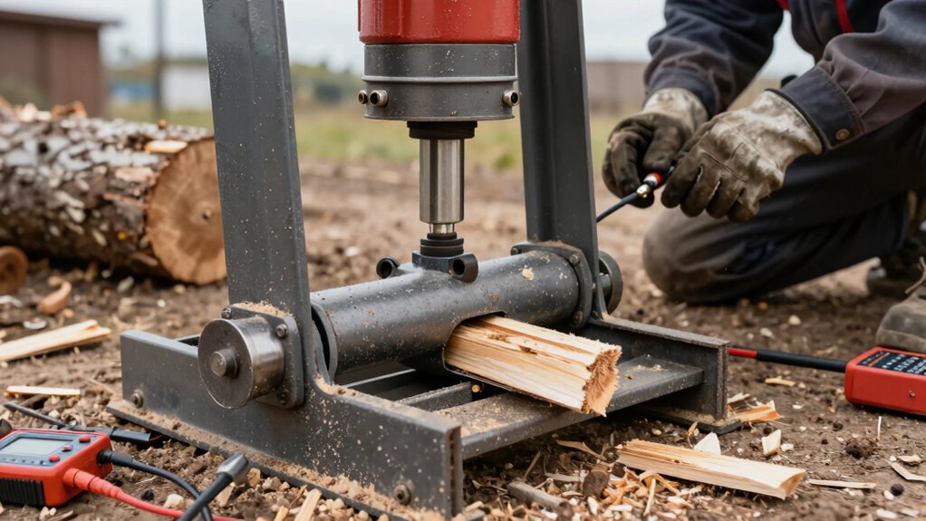 troubleshoot engine and hydraulic