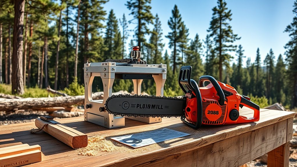 choosing portable chainsaw mill