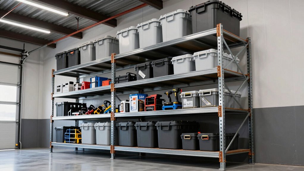 durable adjustable garage shelving