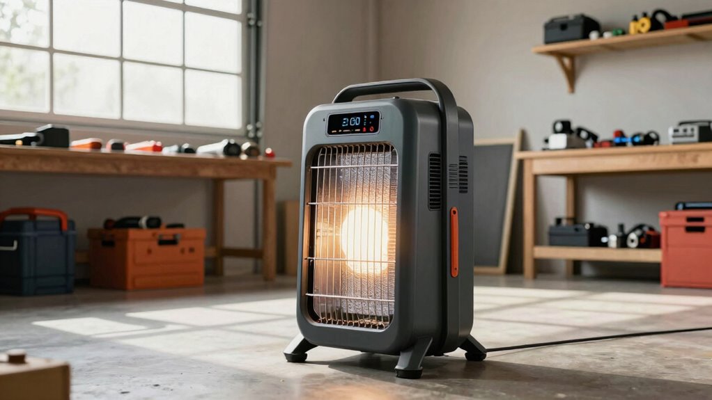 garage heater safety features