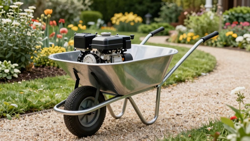 gas wheelbarrow specifications and features