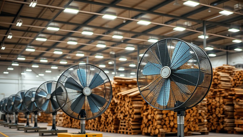 industrial firewood drying fans