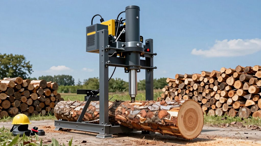 key commercial log splitter factors