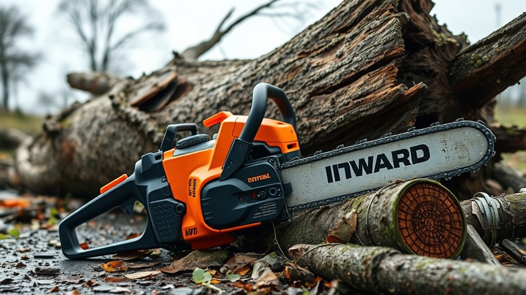 storm cleanup chainsaw considerations