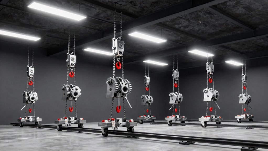 top chain hoist trolley picks