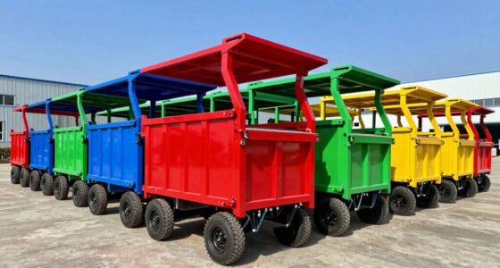top electric dump carts