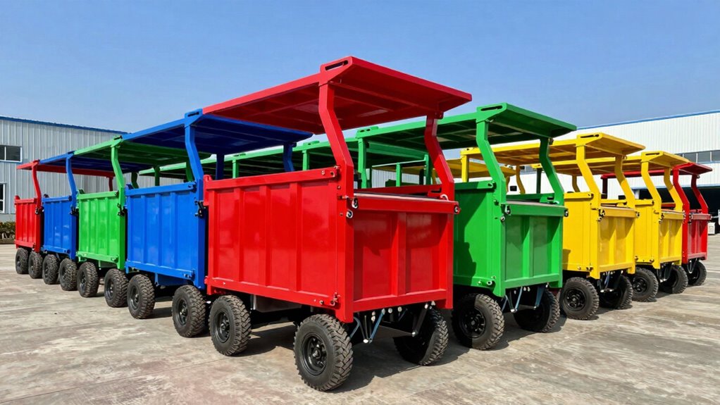 top electric dump carts