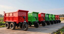 top electric dump carts