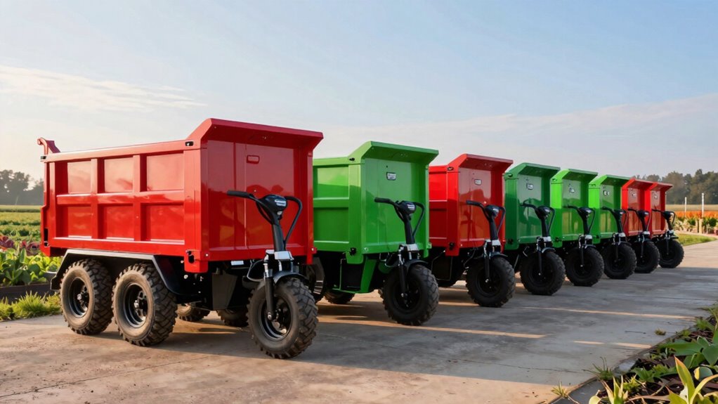 top electric dump carts