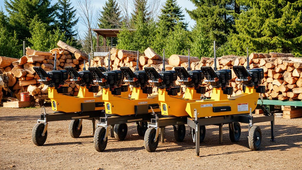 top electric log splitters