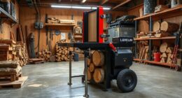 top electric log splitters