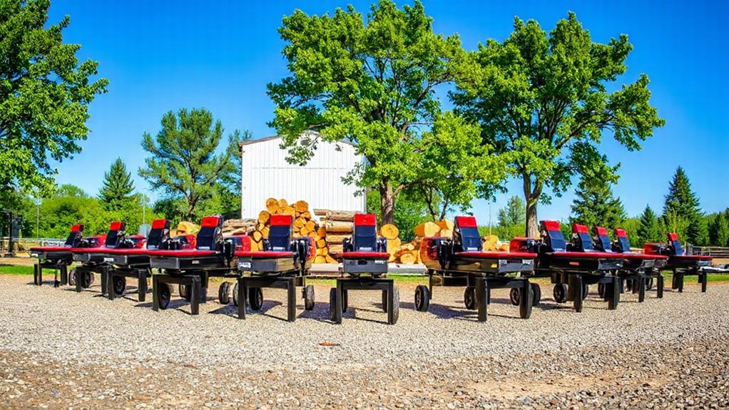 top electric start gas log splitters