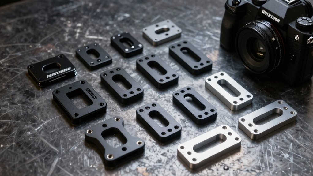 top electric winch mounting plates