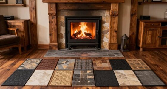 top hearth pads for large stoves