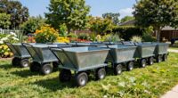 top heavy duty garden carts