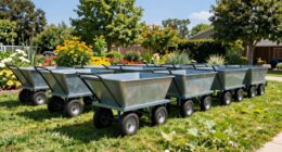 top heavy duty garden carts