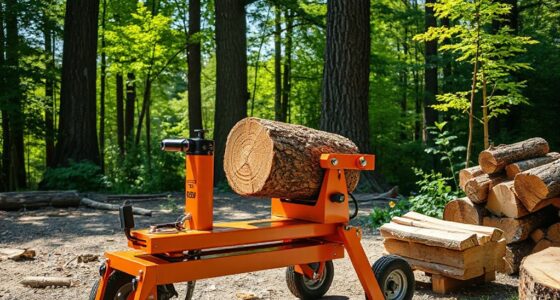 top horizontal log splitters