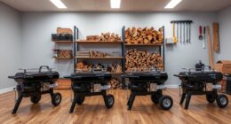 top indoor log splitters