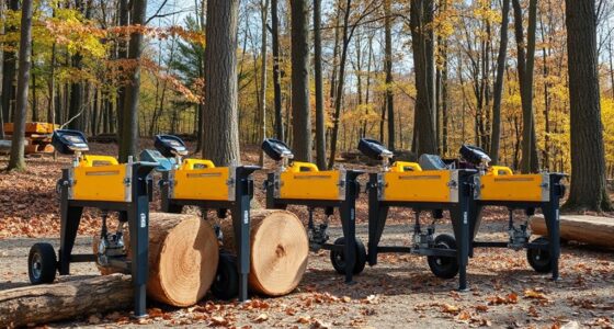top kinetic log splitters