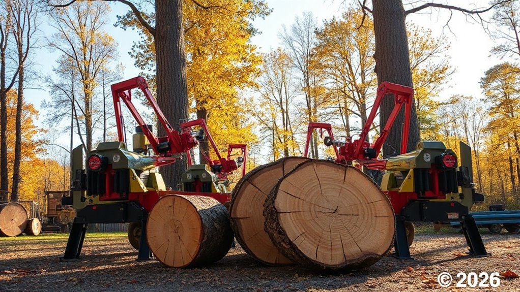 top large diameter log splitters