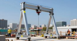 top portable 1 ton gantry cranes