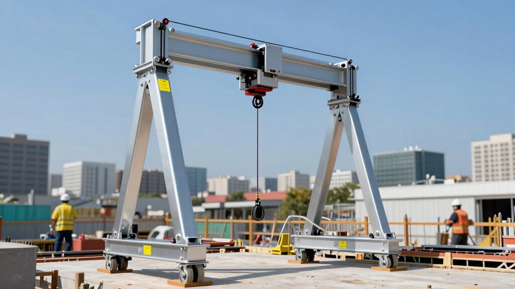 top portable 1 ton gantry cranes