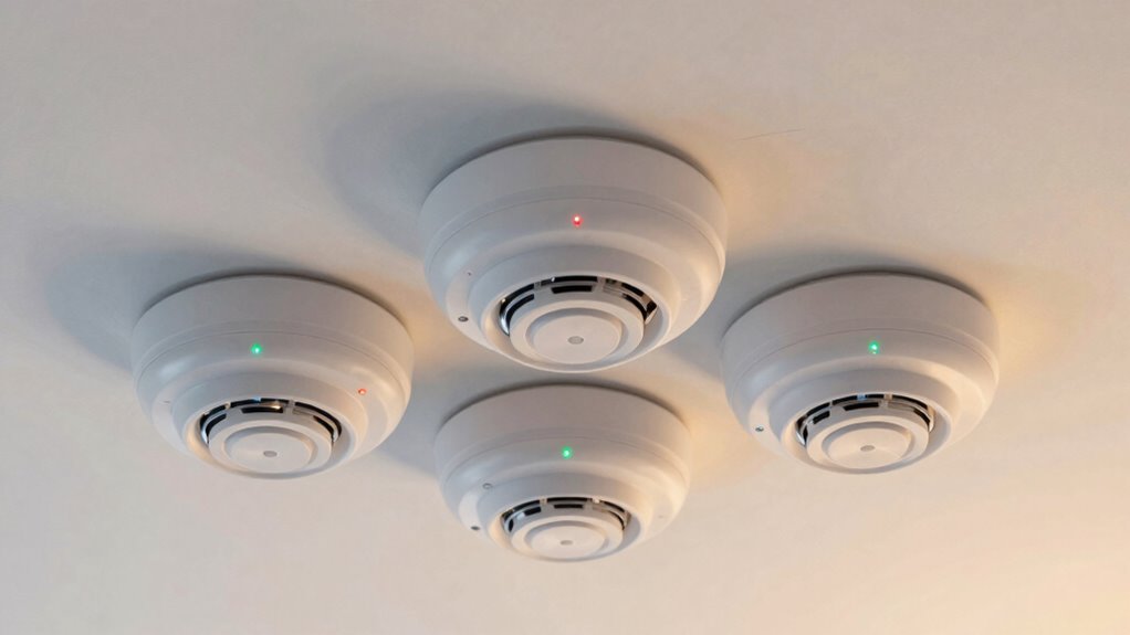 top smoke and heat detectors