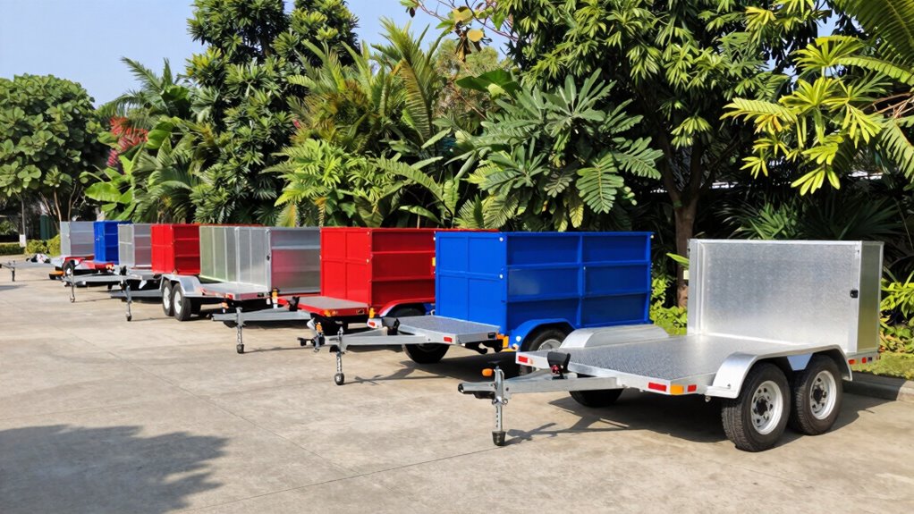 top tandem axle utv trailers