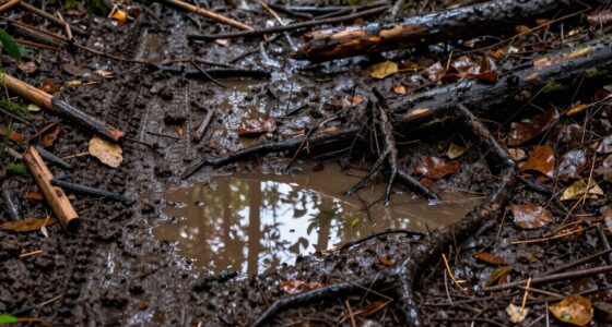 adjusting work for wet ground