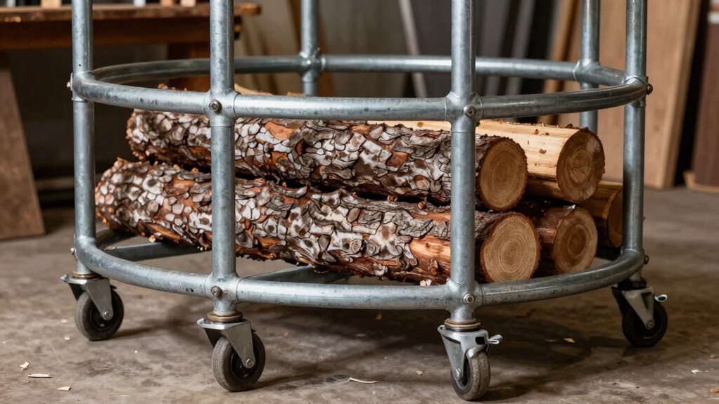 build sturdy log roller