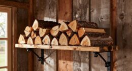 building a firewood shelf