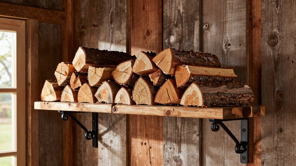 building a firewood shelf